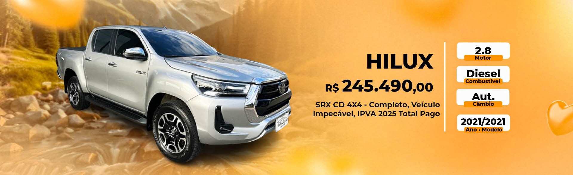 Hilux Prata 21 DVT-4I27